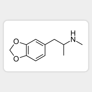 MDMA Ecstasy C11H15NO2 Magnet